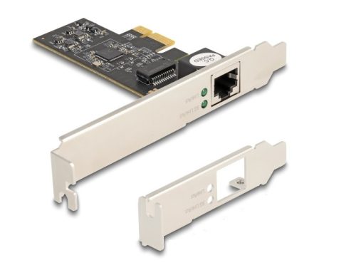 Delock PCI Express x1 kártya - 1 x RJ45 5 Gigabit LAN