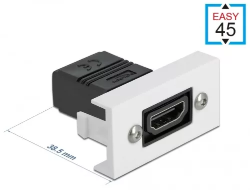 Delock Easy 45 HDMI modul egyenes, 22,5 x 45 mm (DL-81303)