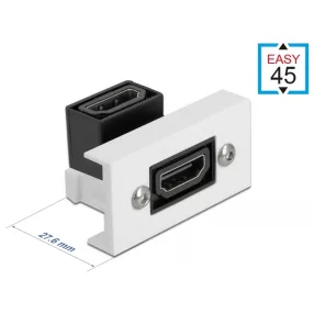   Delock Easy 45 HDMI modul 90  hajlított 22,5 x 45 mm (DL-81304)