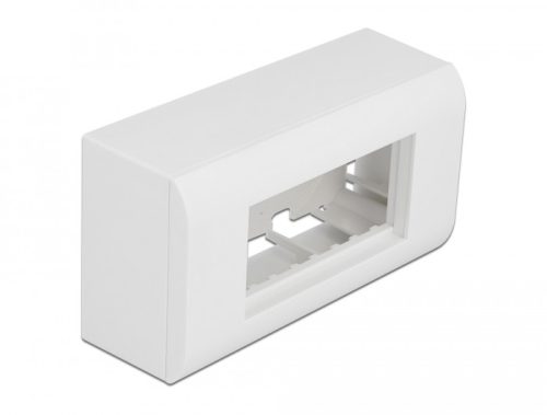 Delock Easy 45 Modul felületre rögzített háza, 152 x 82 mm, fehér