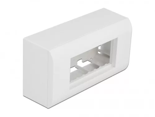 Delock Easy 45 Modul felületre rögzített háza, 152 x 82 mm, fehér (DL-81333)
