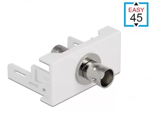 Delock Easy 45 modulos BNC anya csatlakozó 22,5 x 45 mm (DL-81336)