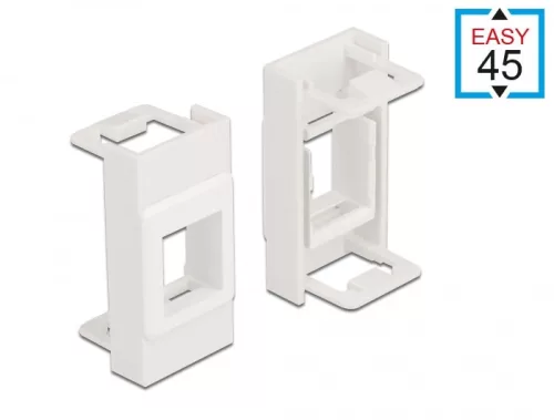 Delock Easy 45 Modul Keystone tartó 22,5 x 45 mm, fehér (DL-81353)