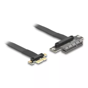   Delock Riser kártya PCI Express 3.0 x1 x1-es apa x4-es bővítőhelyre, 30 cm-es kábellel (DL-81495)