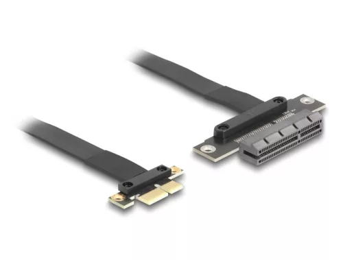 Delock Riser kártya PCI Express 3.0 x1 x1-es apa x4-es bővítőhelyre, 30 cm-es kábellel (DL-81495)