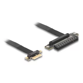   Delock Riser kártya PCI Express 3.0 x1 x1 apa x8-as bővítőhelyre, 30 cm-es kábellel (DL-81496)