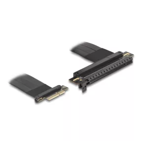   Delock Riser kártya PCI Express 3.0 x4 x4 apa x16 foglalatba, 30 cm-es kábellel (DL-81498)