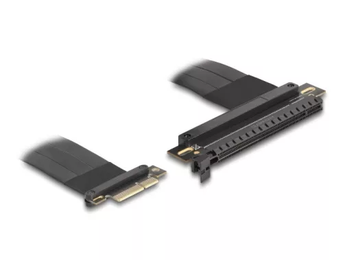 Delock Riser kártya PCI Express 3.0 x4 x4 apa x16 foglalatba, 30 cm-es kábellel (DL-81498)
