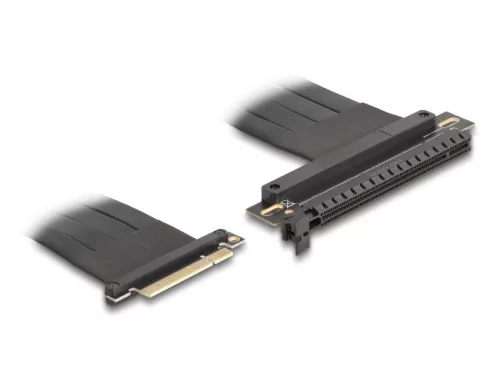 Delock Riser kártya PCI Express 3.0 x8 x8 apa x16 foglalatba, 30 cm-es kábellel (DL-81499)