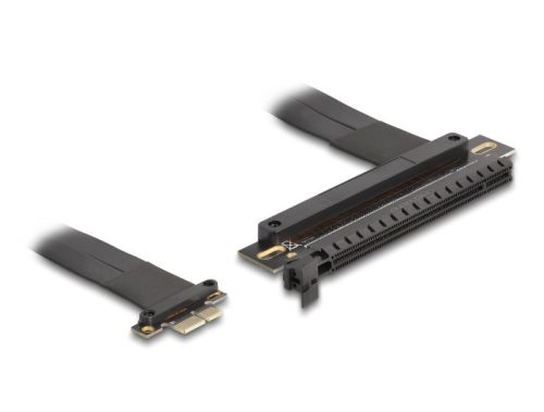Delock Riser kártya PCI Express 3.0 x1 apa x16-os bővítőhelyre, 30 cm-es kábellel