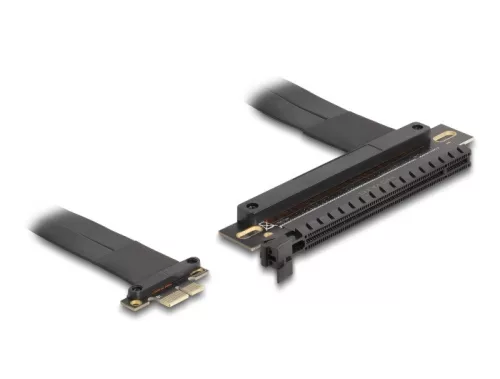 Delock Riser kártya PCI Express 3.0 x1 apa x16-os bővítőhelyre, 30 cm-es kábellel (DL-81505)