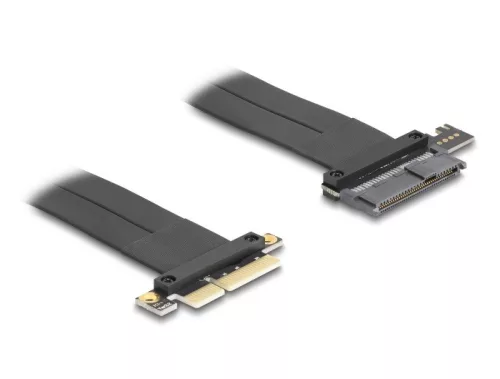 Delock Riser kártya PCI Express 3.0 x4 apa U.2 SFF-8639 SSD slot, kábel 30 cm (DL-81507)