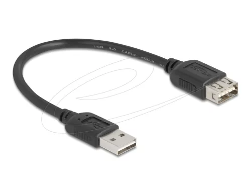 Delock USB 2.0 hosszabbítókábel EASY USB Type-A apa - EASY USB Type-A anya 0,2 m (DL-81510)