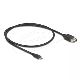   Delock USB 2.0 kábel EASY USB Type Micro apa - EASY USB Type-A anya 0,5 m (DL-81517)
