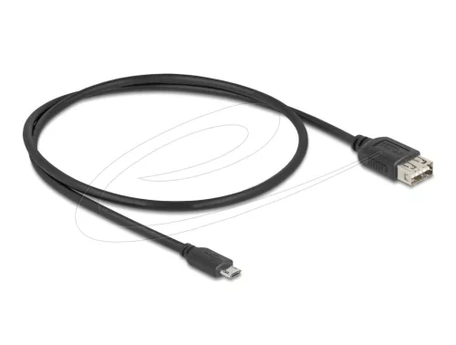 Delock USB 2.0 kábel EASY USB Type Micro apa - EASY USB Type-A anya 0,5 m (DL-81517)