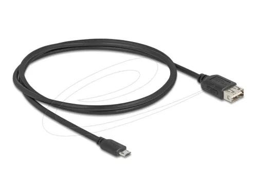 Delock USB 2.0 kábel EASY USB Type Micro apa - EASY USB Type-A anya 1 m (DL-81518)