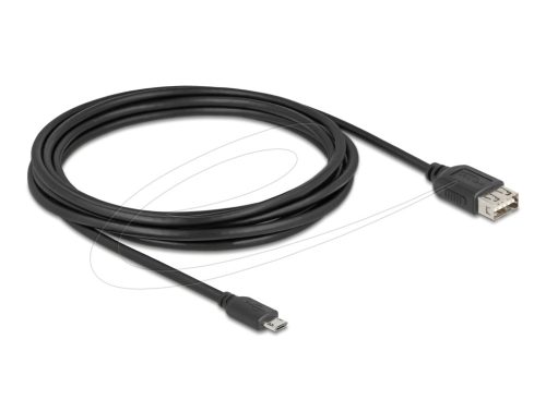 Delock USB 2.0 kábel EASY USB Type Micro apa - EASY USB Type-A anya 3 m