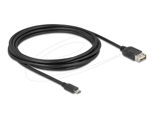 Delock USB 2.0 kábel EASY USB Type Micro apa - EASY USB Type-A anya 3 m (DL-81520)