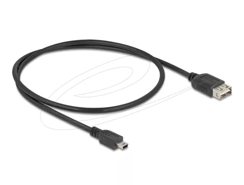 Delock USB 2.0 kábel USB Type Mini-B apa - EASY USB Type-A anya 0,5 m (DL-81523)
