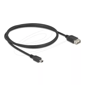   Delock USB 2.0 kábel USB Type Mini-B apa - EASY USB Type-A anya 1 m (DL-81524)