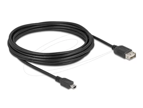 Delock USB 2.0 kábel USB Type Mini-B apa - EASY USB Type-A anya 5 m (DL-81527)