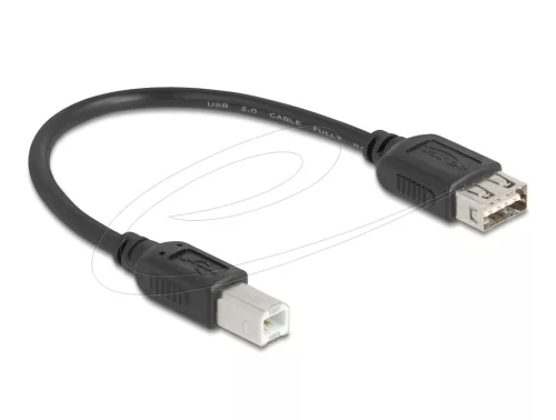 Delock USB 2.0 kábel USB Type-B apa - EASY USB Type-A anya 0,2 m (DL-81528)
