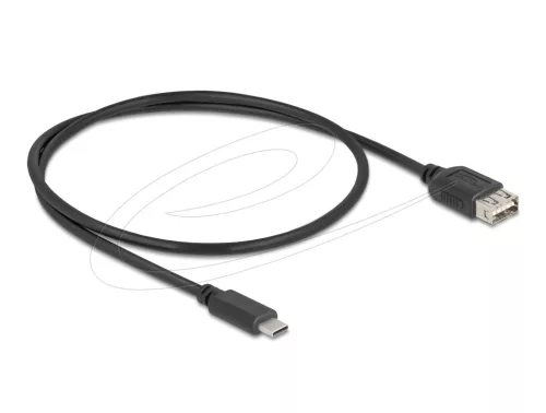 Delock USB 2.0 kábel USB Type-C  apa   EASY USB Type-A anya, 0,5 m (DL-81535)