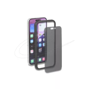   Delock Képernyő üvegvédő iPhone 16 Pro / edzett üveg Spyware 4 Way biztonsági védelem egyszerű telepítési eszközzel