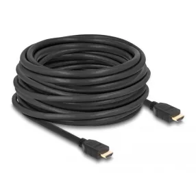   Delock High Speed HDMI kábel 48 Gbps 8K 60 Hz, fekete 12 m (DL-82007)