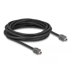  Delock RJ45 hálózati kábel ix Industrial  (A kódolt) apa - apa Cat.7 5 m (DL-82020)