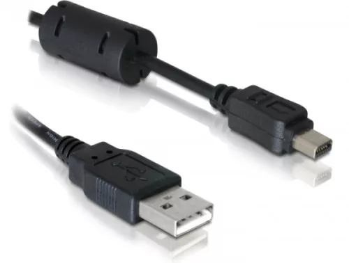Delock kamera kábel 1m Olympus 12-tűs USB (DL-82417)