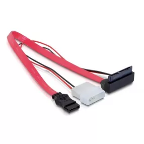   Delock Micro SATA (anya)   2 tűs hálózati (5V/3,3V) + SATA (felfele) átalakító kábel (DL-82551)