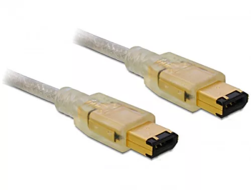 Delock 3 méteres FireWire összekötő kábel (6/6 tűs) (DL-82575)