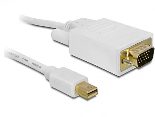 Delock mini Displayport - 15 tűs VGA apa kábel, 1m (DL-82639)