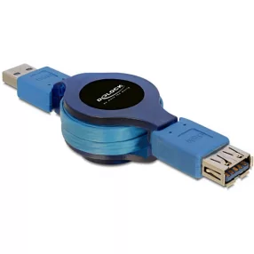   Delock USB 3.0 visszatekerhető hosszabbító kábel (DL-82649)