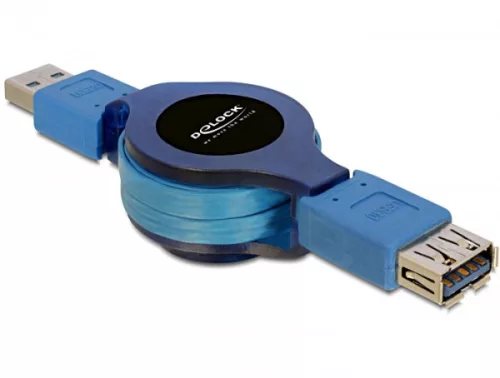 Delock USB 3.0 visszatekerhető hosszabbító kábel (DL-82649)
