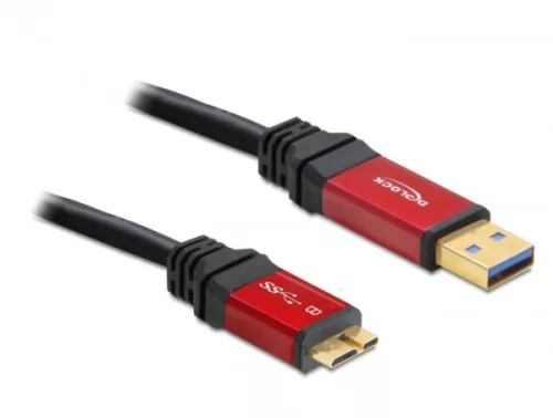 Delock USB 3.0-A > mikro-B apa / apa, 2 m prémium kábel (DL-82761)