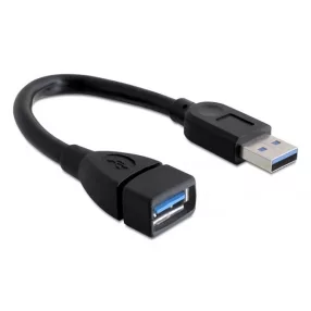   Delock hosszabbító kábel, USB 3.0 A-A 15 cm apa / anya (DL-82776)