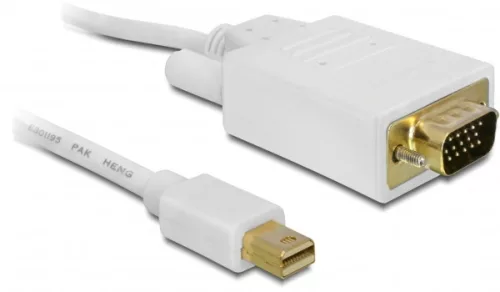 Delock Displayport mini apa > VGA 15 pin apa kábel, 5 m (DL-82936)