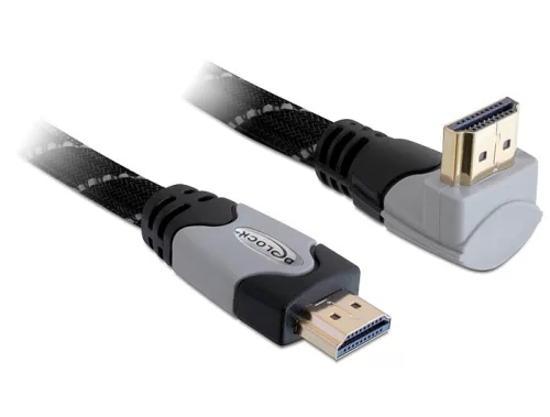 Delock Kábel High Speed HDMI Ethernet döntött A-A / male-male 5 m (DL-83077)