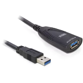 Delock USB 3.0 Hosszabbító kábel, 5 m (DL-83089)