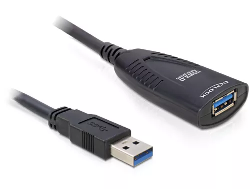 Delock USB 3.0 Hosszabbító kábel, 5 m (DL-83089)