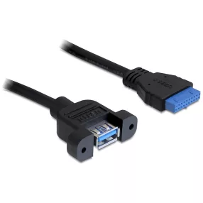   Delock kábel USB 3.0 pin header female > 1 x USB 3.0-A female (DL-83118)