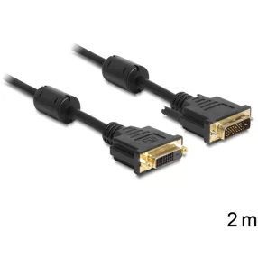 Delock DVI 24+1 apa > anya kábel, 2 m (DL-83186)
