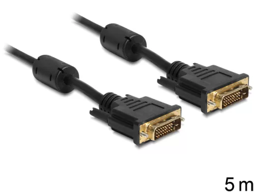Delock DVI 24+1 apa > apa kábel, 5 m (DL-83192)