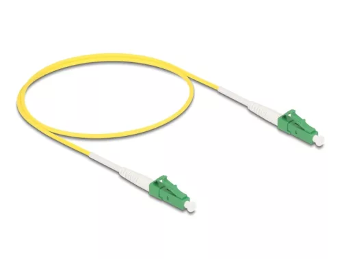 Delock Kábel, optikai szálas LC-APC > LC-APC Simplex egyszeres OS2, 0,5 m (DL-83219)