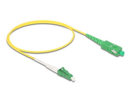 Delock Kábel, optikai szálas LC-APC > SC-APC Simplex egyszeres OS2, 0,5 m