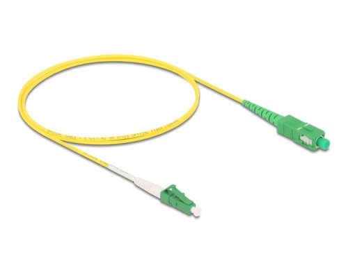 Delock Kábel, optikai szálas LC-APC > SC-APC Simplex egyszeres OS2, 1 m