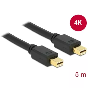   Delock Kábel Mini Displayport 1.2 dugó > Mini Displayport dugó 4K 5,0 m (DL-83477)