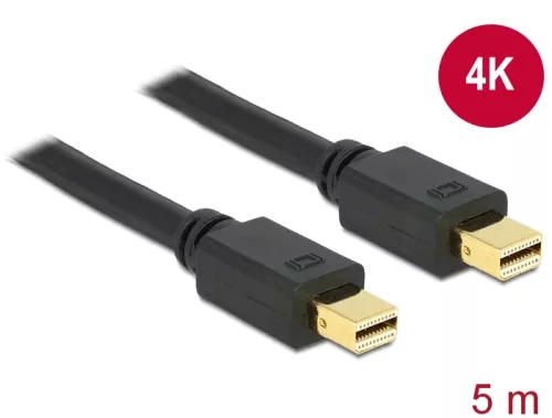 Delock Kábel Mini Displayport 1.2 dugó > Mini Displayport dugó 4K 5,0 m (DL-83477)